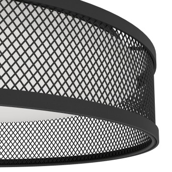 Plafoniera LED LUPPINERIA negru Eglo 900795, D38.5 cm, 20W