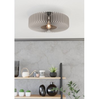 Plafoniera PALOMBAIA negru Eglo 900832, D50 cm, 1xE27