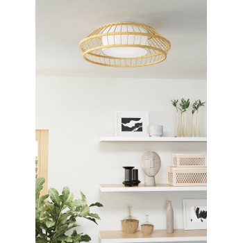Plafoniera LED YUKU-Z alb Eglo 900841, D46 cm, 22W
