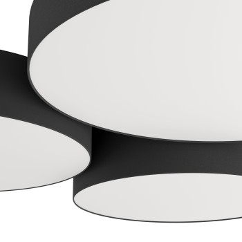 Plafoniera LED BARBANO-Z negru Eglo 900853, 60.5x56.5 cm, 7.5W
