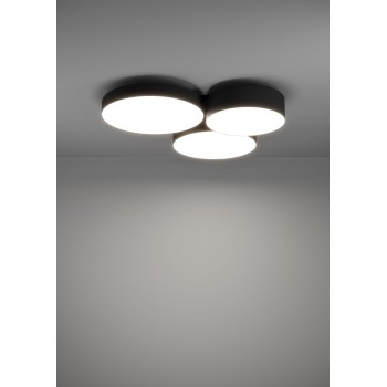 Plafoniera LED BARBANO-Z negru Eglo 900853, 60.5x56.5 cm, 7.5W