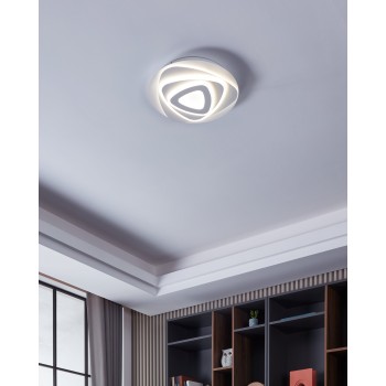 Plafoniera LED PALAGIANO alb Eglo 900864, D38 cm, 21W