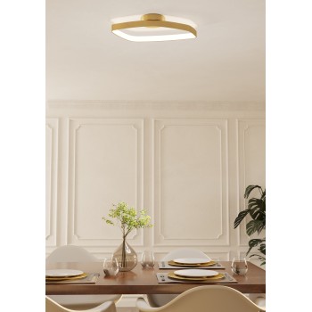 Plafoniera LED VALLEROSA alama matisata Eglo 900916, 58x33.5 cm, 25.2W