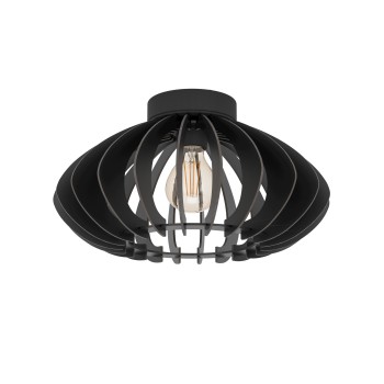 Plafoniera COSSANO 3 negru Eglo 900999, D38 cm, 1xE27