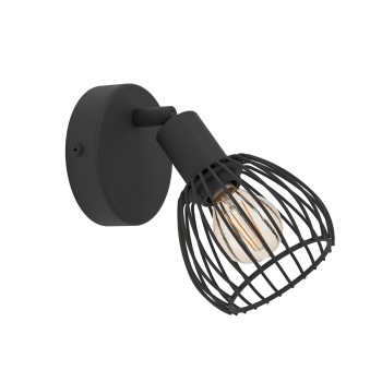 Plafoniera SONNINO negru Eglo 901038, L9.5 cm, 1xE14