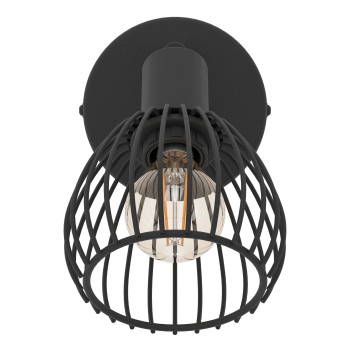 Plafoniera SONNINO negru Eglo 901038, L9.5 cm, 1xE14