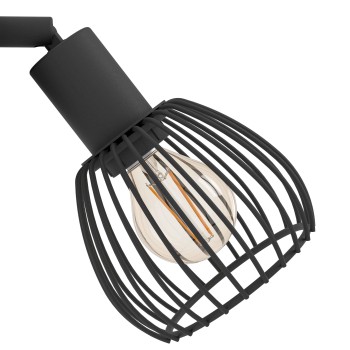 Plafoniera SONNINO negru Eglo 901038, L9.5 cm, 1xE14