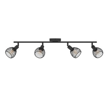 Plafoniera SONNINO negru Eglo 901042, 78x10 cm, 4xE14
