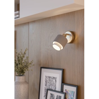 Plafoniera BELLIZZI nichel satinat Eglo 901045, D9 cm, 1xE14