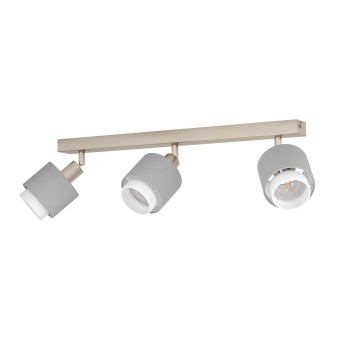 Plafoniera BELLIZZI nichel satinat Eglo 901047, 43x9 cm, 3xE14