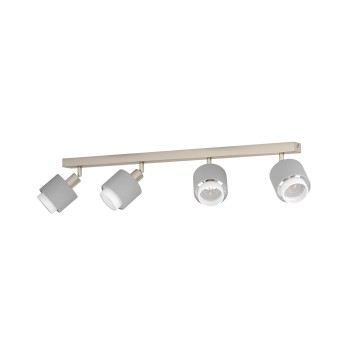 Plafoniera BELLIZZI nichel satinat Eglo 901048, 75x9 cm, 4xE14