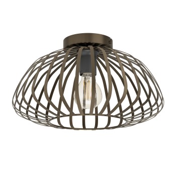 Plafoniera ESPINAL bronz Eglo 901096, D38.5 cm, 1xE27