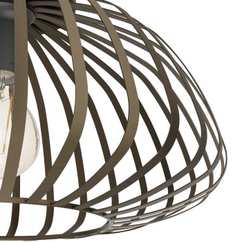 Plafoniera ESPINAL bronz Eglo 901096, D38.5 cm, 1xE27