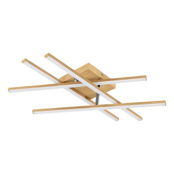Plafoniera LED LASANA 4 light brown Eglo 901104, 51x51 cm, 20.5W