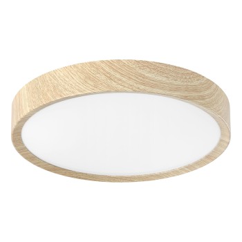 Plafoniera LED MUSURITA natural wooden effect Eglo 901126, D34 cm, 14.6W