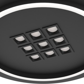Plafoniera LED BALAZOTE negru Eglo 901191, D38 cm, 20.5W