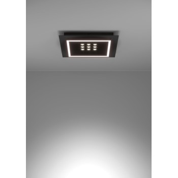 Plafoniera LED BALAZOTE negru Eglo 901192, 36x36 cm, 24.5W