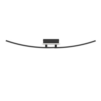 Plafoniera LED LUNGOLAGO negru Eglo 901217, 74x14 cm, 12W