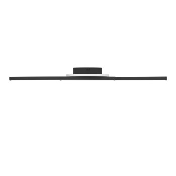 Plafoniera LED LUNGOLAGO negru Eglo 901218, 74x14 cm, 12W