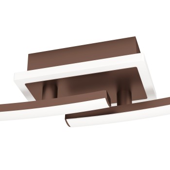 Plafoniera LED LUNGOLAGO bronz Eglo 901219, 74x14 cm, 12W