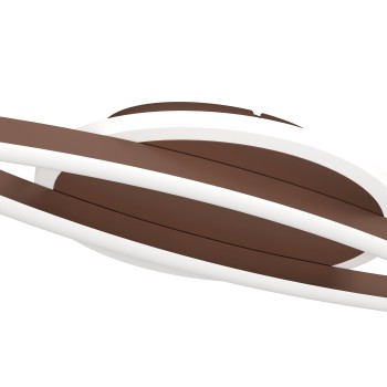 Plafoniera LED LUNGOLAGO bronz Eglo 901221, 74x14 cm, 12W