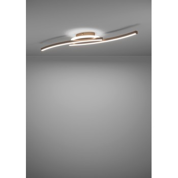 Plafoniera LED LUNGOLAGO bronz Eglo 901221, 74x14 cm, 12W