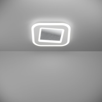 Plafoniera LED MACCHIONI alb Eglo 901234, 38x38 cm, 20W