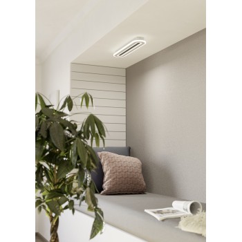 Plafoniera LED MACCHIONI alb Eglo 901236, 55x12 cm, 20W