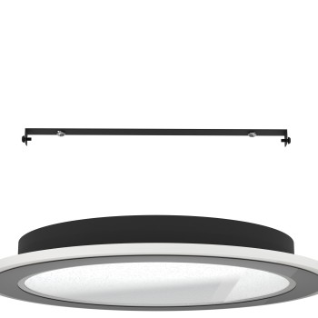 Plafoniera LED MACCHIONI negru/alb Eglo 901238, D38 cm, 20W