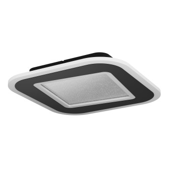 Plafoniera LED MACCHIONI negru/alb Eglo 901241, 38x38 cm, 20W