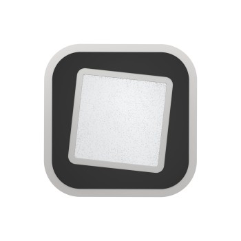 Plafoniera LED MACCHIONI negru/alb Eglo 901241, 38x38 cm, 20W
