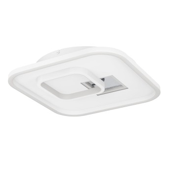 Plafoniera LED TIRIOLO alb/argintiu Eglo 901247, 38x38 cm, 16.2W
