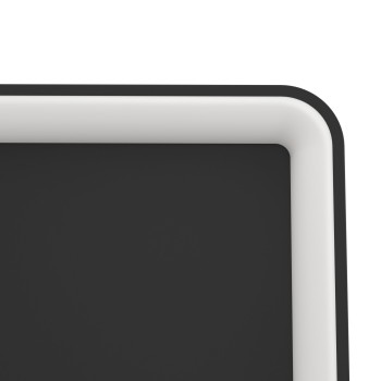 Plafoniera LED LORETELLO negru Eglo 901252, 35x35 cm, 12W
