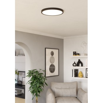 Plafoniera LED FUEVA 6 negru Eglo 901301, D38.9 cm, 17W