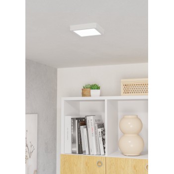 Plafoniera LED FUEVA 6 alb Eglo 901311, 15x15 cm, 7W