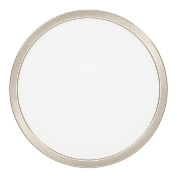 Plafoniera LED FUEVA 6 nichel satinat Eglo 901317, D27.8 cm, 14.2W