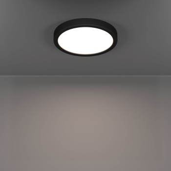 Plafoniera LED FUEVA 6 negru Eglo 901325, D21.1 cm, 11.5W