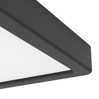 Plafoniera LED FUEVA 6 negru Eglo 901328, 15x15 cm, 7W