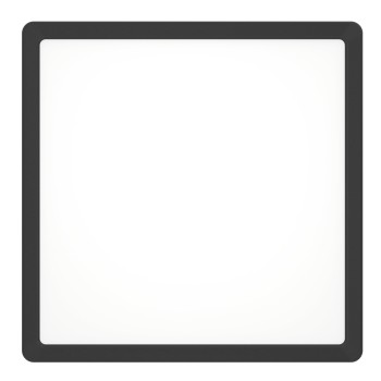 Plafoniera LED FUEVA 6 negru Eglo 901331, 29x29 cm, 13W
