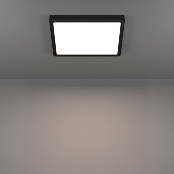 Plafoniera LED FUEVA 6 negru Eglo 901331, 29x29 cm, 13W