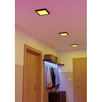 Plafoniera LED FUEVA 6-Z negru Eglo 901374, 22x22 cm, 10.5W