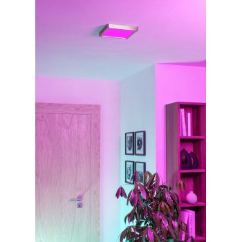 Plafoniera LED FUEVA 6-Z nichel satinat Eglo 901383, 22x22 cm, 10.5W