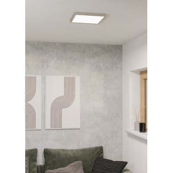 Plafoniera LED FUEVA 6-Z nichel satinat Eglo 901384, 29.5x29.5 cm, 13.5W