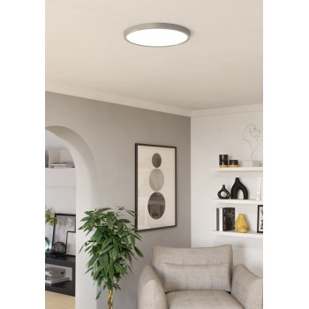 Plafoniera LED FUEVA 6-Z nichel satinat Eglo 901421, D38.9 cm, 17.5W