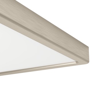 Plafoniera LED FUEVA 6-Z nichel satinat Eglo 901422, 39x39 cm, 17.8W