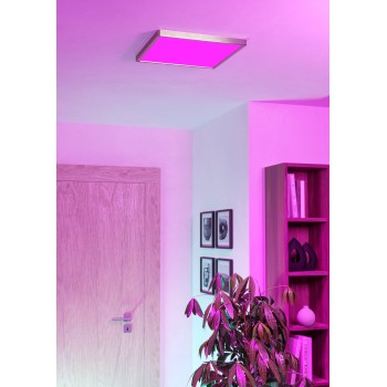 Plafoniera LED FUEVA 6-Z nichel satinat Eglo 901422, 39x39 cm, 17.8W