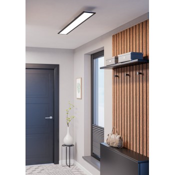 Plafoniera LED MORADILLO negru Eglo 901488, 119.5x14.5 cm, 28W