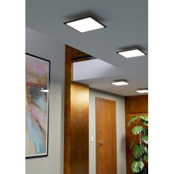 Plafoniera LED MORADILLO-Z negru Eglo 901505, 29.5x29.5 cm, 14W