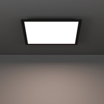 Plafoniera LED MORADILLO-Z negru Eglo 901506, 39.3x39.3 cm, 19W