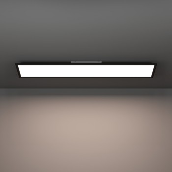Plafoniera LED MORADILLO-Z negru Eglo 901511, 119.5x14.5 cm, 28W